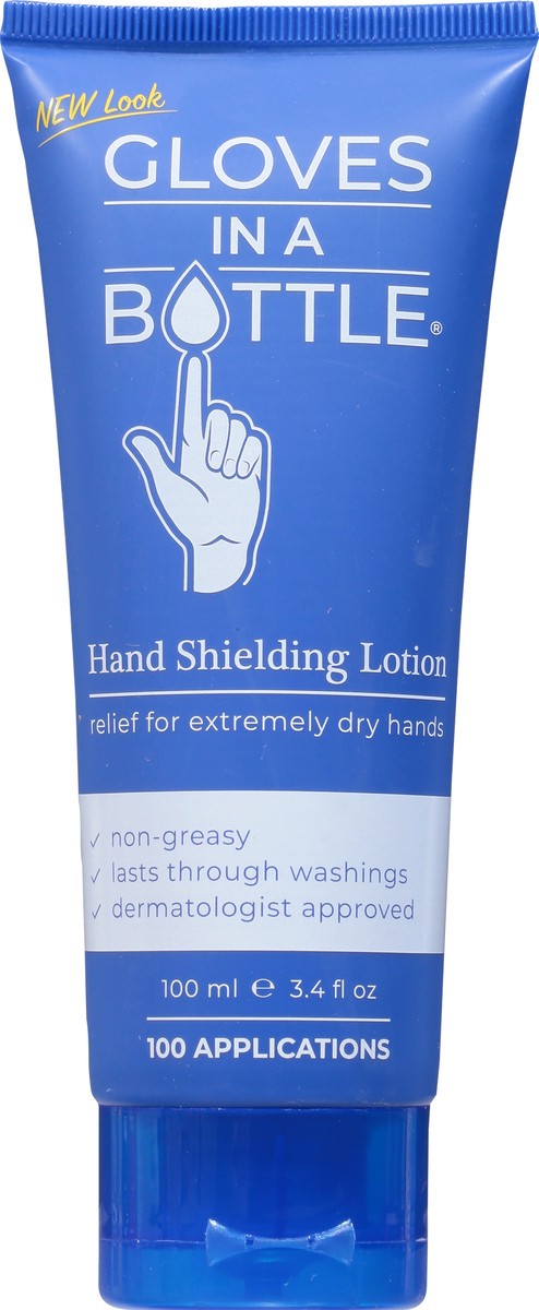 slide 3 of 9, Gloves in a Bottle Hand Shielding Lotion 3.4 fl oz, 3.4 fl oz