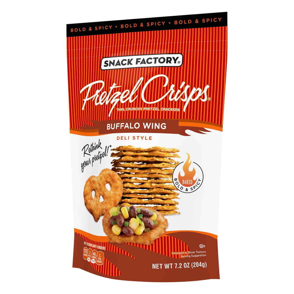 Buffalo Wing Pretzel Crisps 7.2 oz Shipt