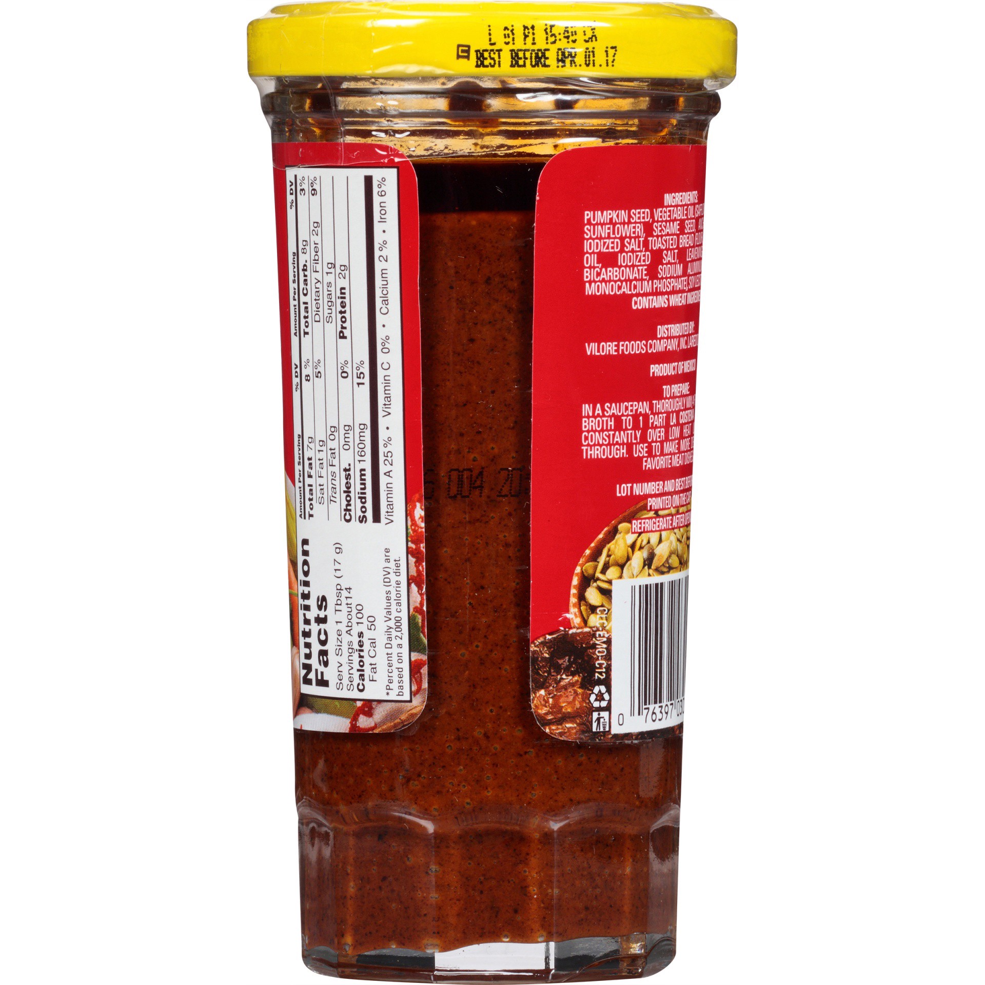 slide 6 of 6, La Costeña Pipian, 8.25 oz