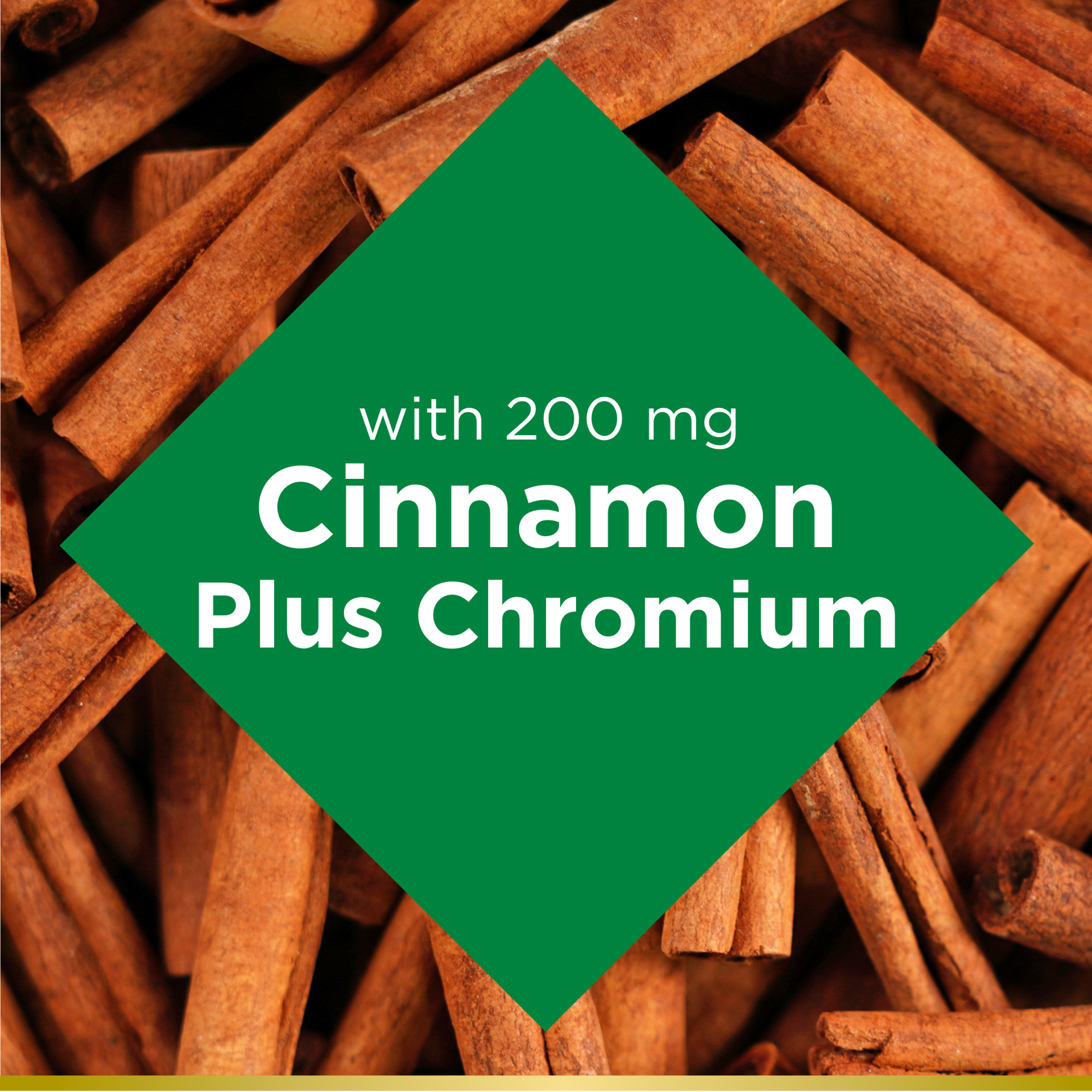 slide 3 of 5, Nature's Bounty Nature''s Bounty Cinnamon Supplement + Chromium , 2000mg, 60 Capsules, 60 ct