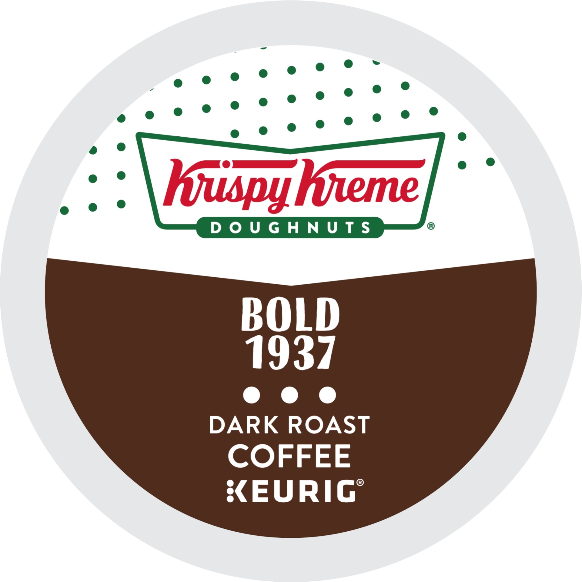 slide 1 of 1, Keurig Krispy Kreme Rich Dark Roast Coffee, 12 ct