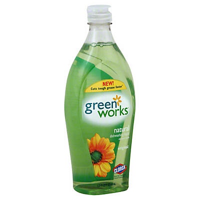 slide 1 of 1, Clorox Green Works Natural Dishwashing Liquid, 22 fl oz