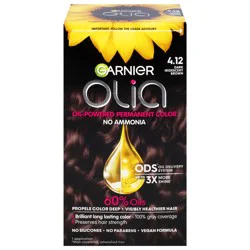 Olia 4.12 Dark Iridescent Brown Permanent Oil-Powered Hair Color 1 Each