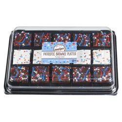 Bakehouse Patriotic Brownie Platter