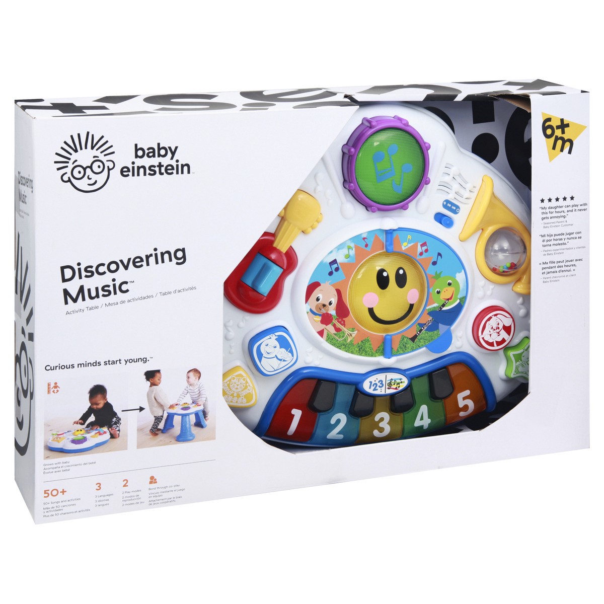slide 6 of 9, Baby Einstein 6+ Months Discovering Music Activity Table 1 ea, 1 ct