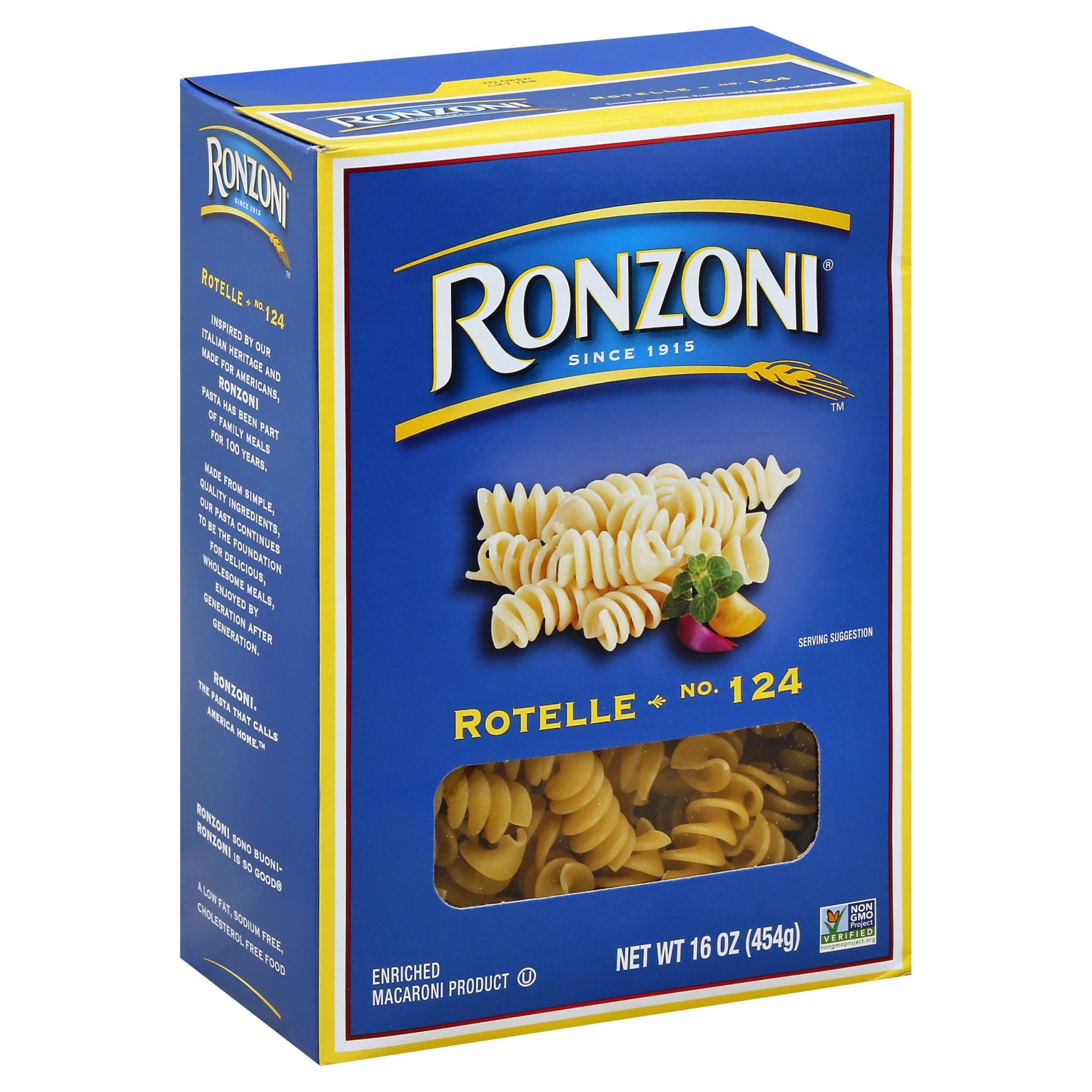 slide 1 of 8, Ronzoni Rotelle Pasta, 16 oz