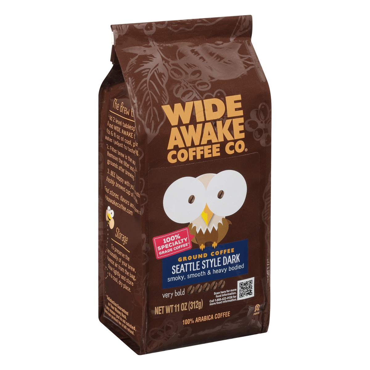 slide 8 of 9, Wide Awake Coffee Co. Ground Very Bold Seattle Style Dark Coffee - 11 oz, 11 oz