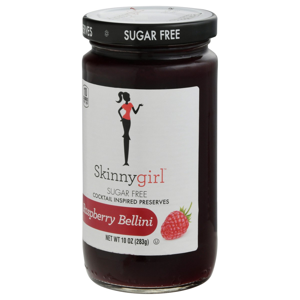 slide 2 of 9, Skinnygirl Sugar Free Raspberry Preserves, Kosher, 10 oz, 10 oz