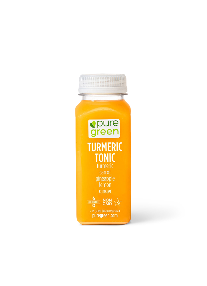 slide 1 of 1, Pure Green Turmeric Tonic - 2 fl oz, 2 oz