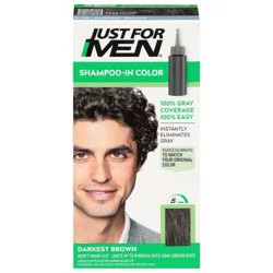 Just for Men Darkest Brown Shampoo-In Color 1 Kit