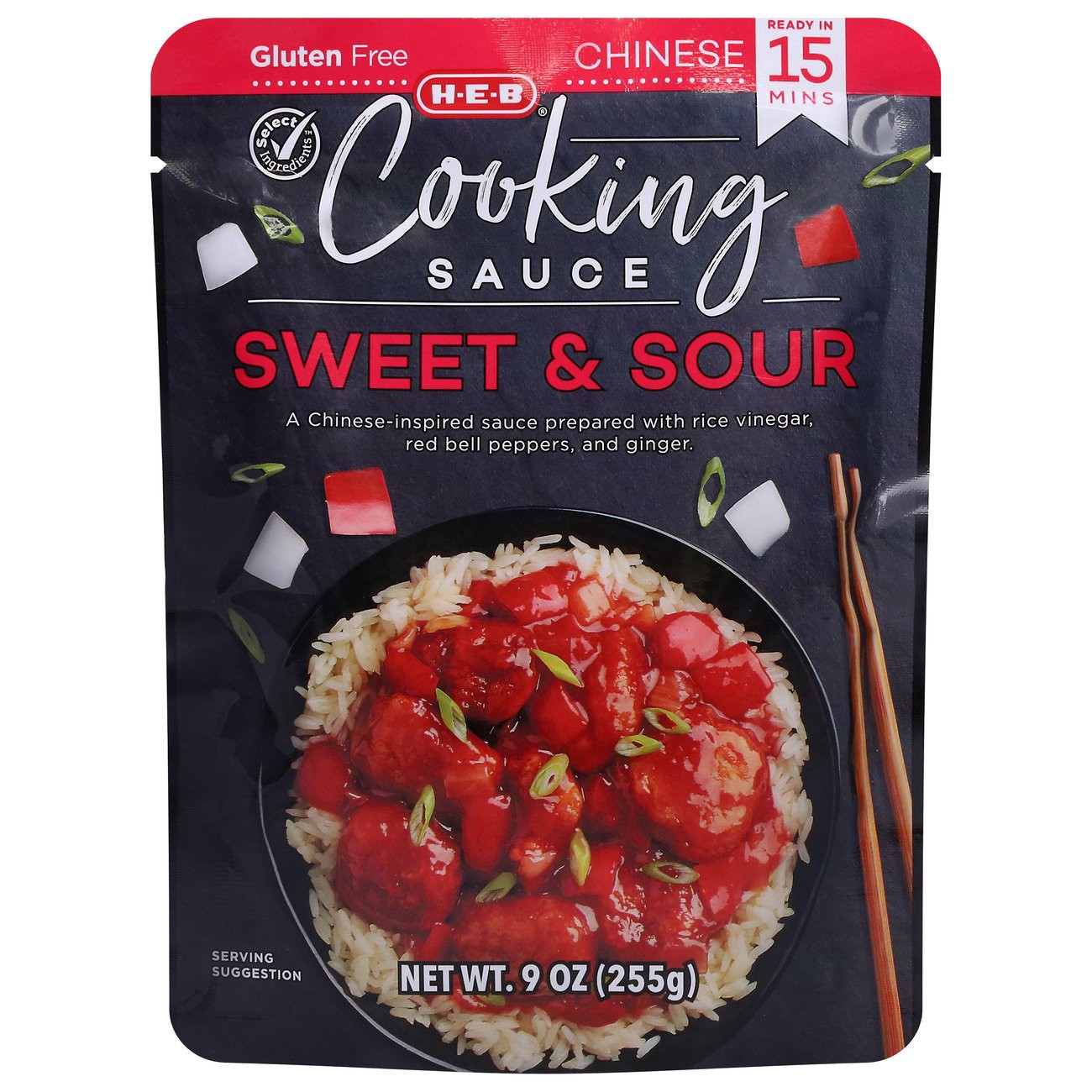 slide 1 of 1, H-E-B Cooking Sauce - Sweet & Sour, 9 oz