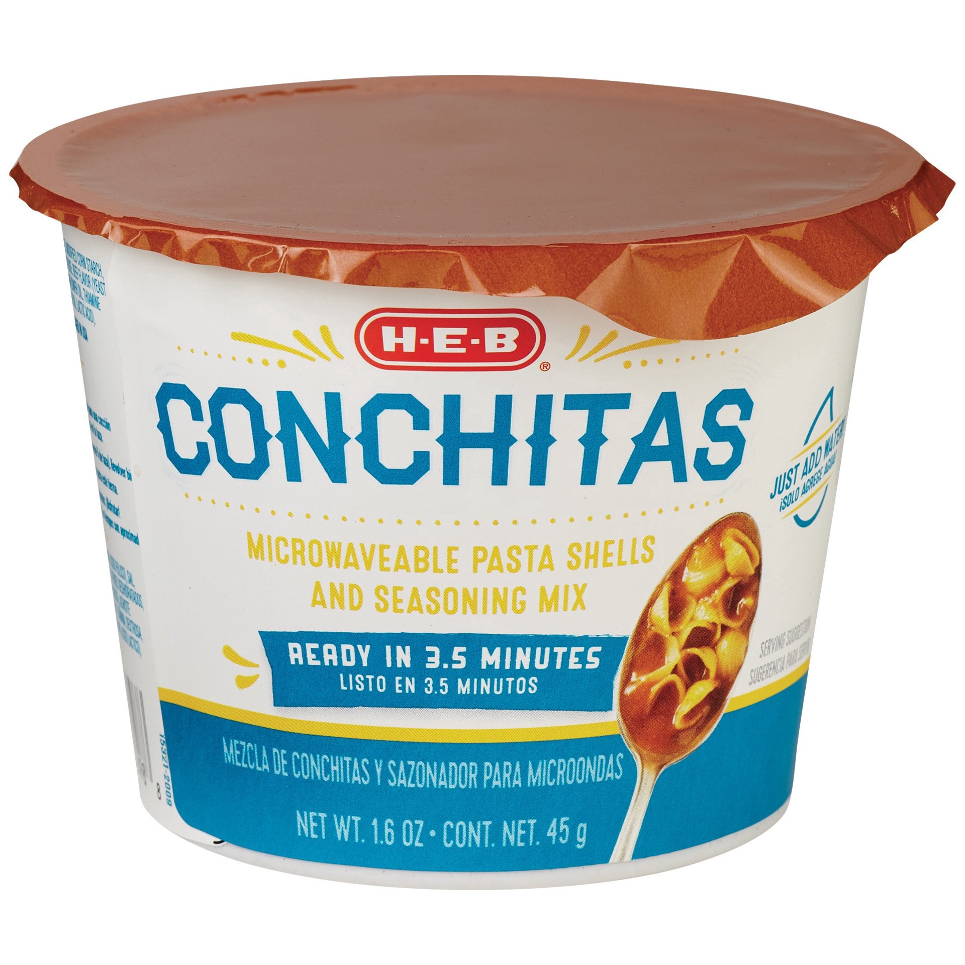 slide 1 of 1, H-E-B ComidaConchitasCup, 1.6 oz