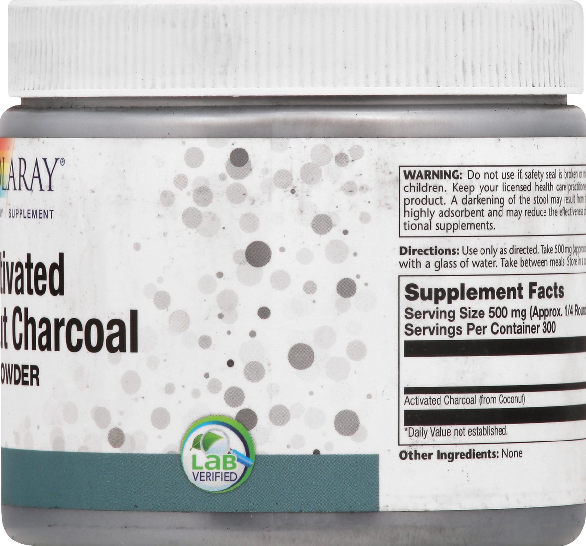 slide 4 of 9, Solaray Coconut Charcoal 5.3 oz, 5.3 oz