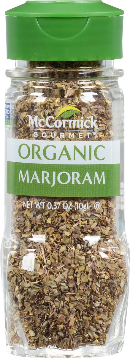 slide 3 of 7, McCormick Gourmet Organic Marjoram Leaves, 0.37 oz, 0.37 oz