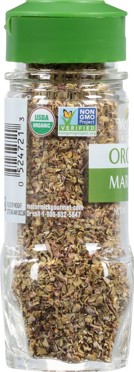 slide 7 of 7, McCormick Gourmet Organic Marjoram Leaves, 0.37 oz, 0.37 oz