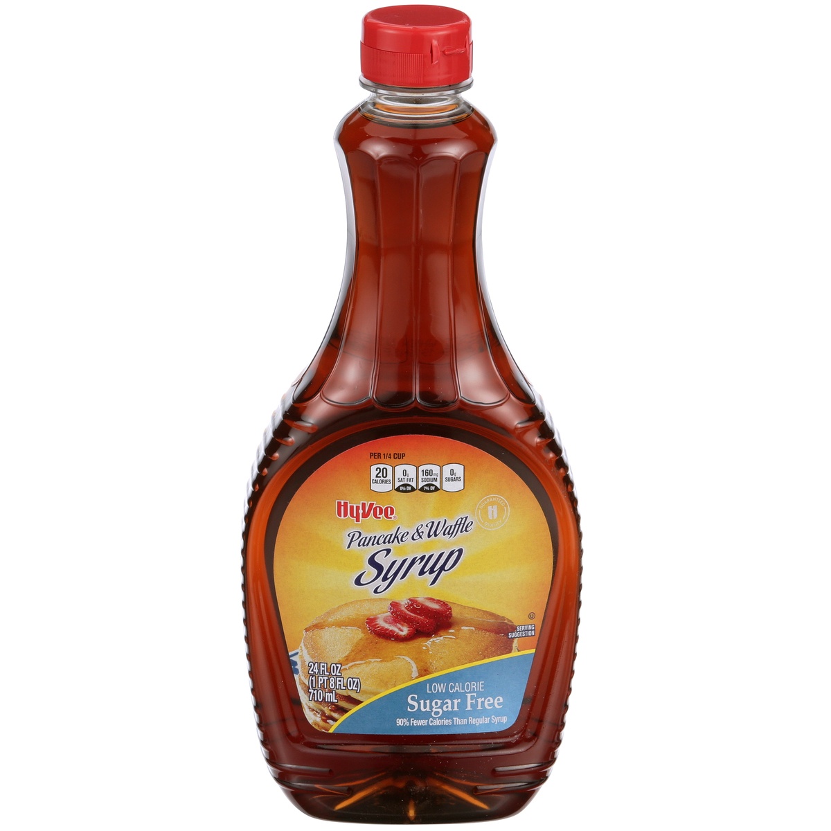 slide 1 of 1, Hy-vee Sugar Free Pancake & Waffle Syrup - 24 fl oz, 24 fl oz