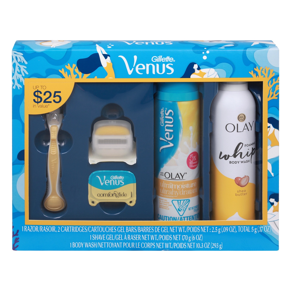 slide 1 of 1, Venus Female Razor Set, 1 ct