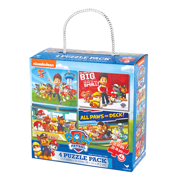 slide 1 of 1, Nickelodeon Paw PatrolPuzzle Set, 4 ct