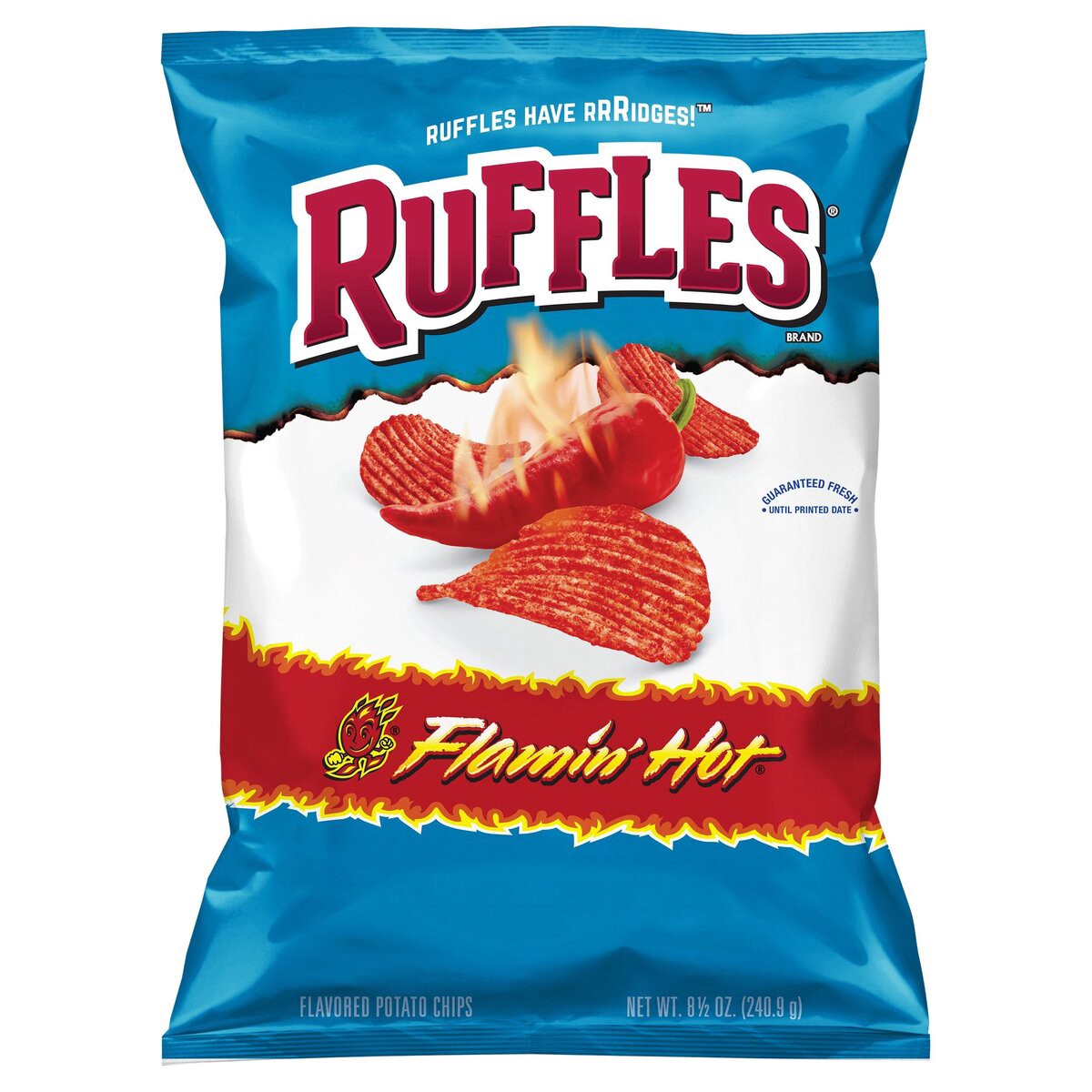 slide 1 of 4, Ruffles Potato Chips, 8.5 oz