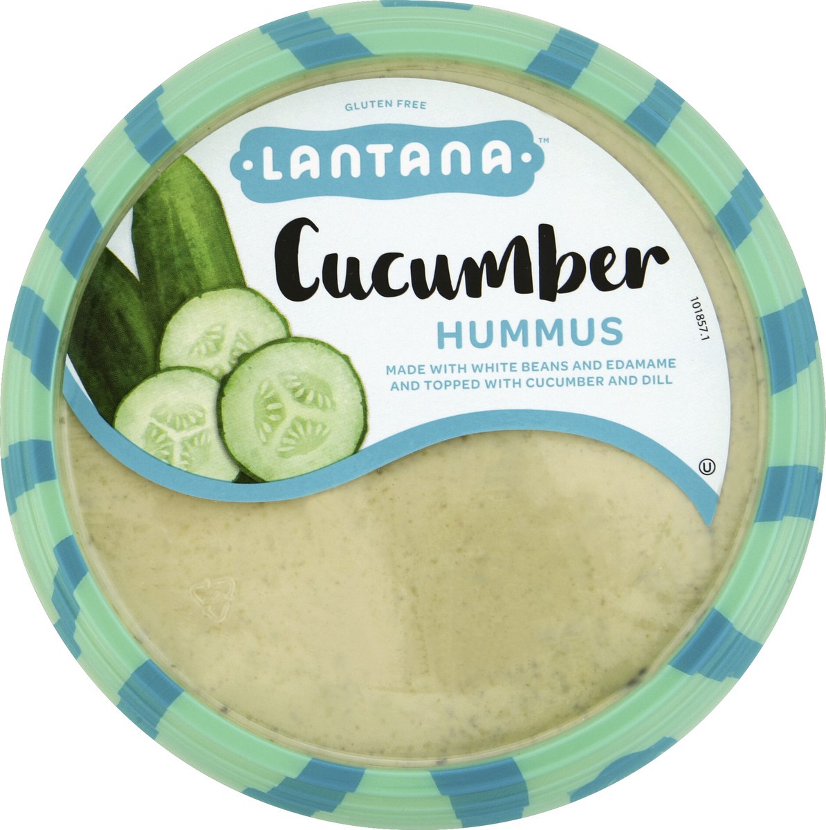 slide 4 of 8, Eat Well Embrace Life Cucumber Hummus With Sweet Cucumber Dill Topping, 10 oz