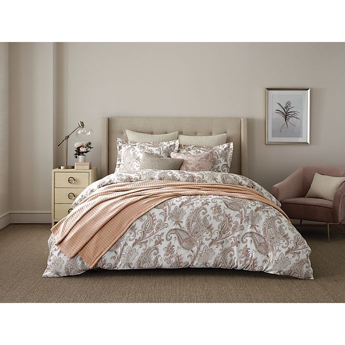 slide 1 of 1, Wamsutta Sutton Striped Full/Queen Coverlet - Blush, 1 ct