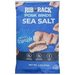 Rib Rack Pork Rinds Sea Salt - 4 Oz.
