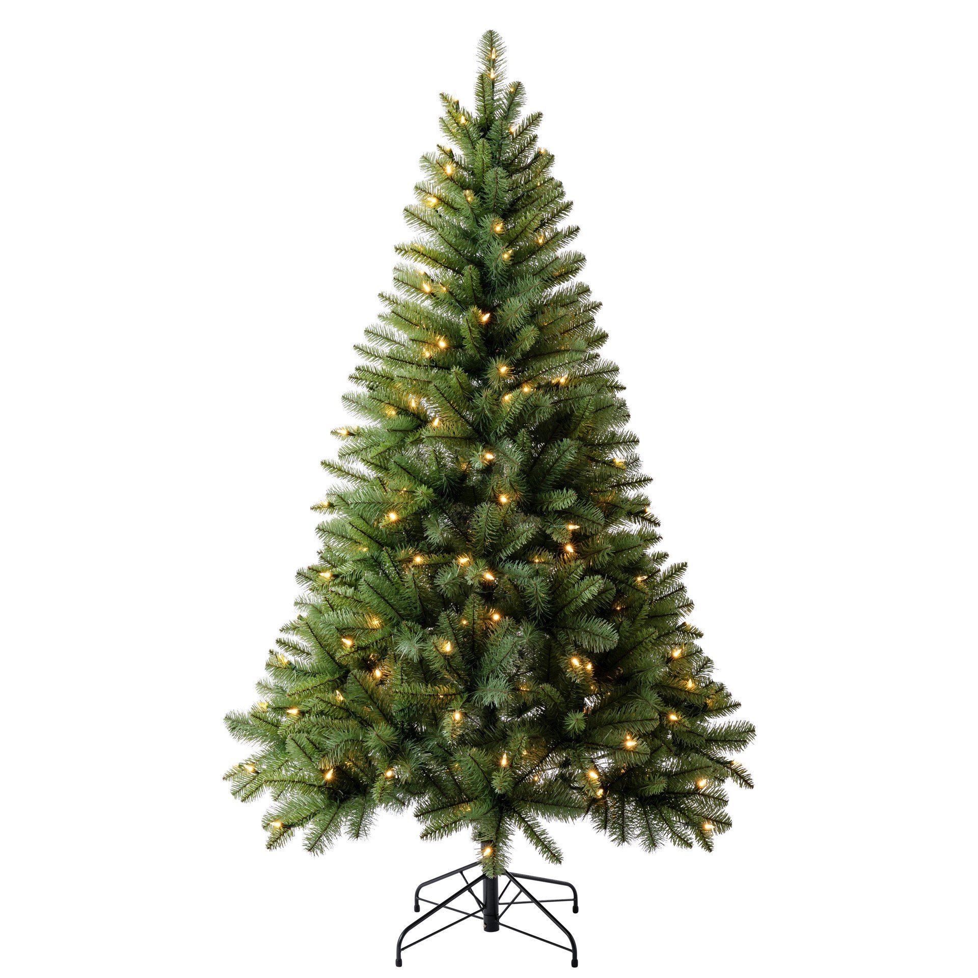 slide 8 of 8, 6ft. Pre-Lit Windham Spruce Artificial Christmas Tree, Warm White Led Lights By Ashland, 6 ft