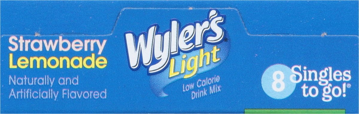 slide 5 of 9, Wyler's Light Low Calorie Strawberry Lemonade Drink Mix - 8 ct, 8 ct