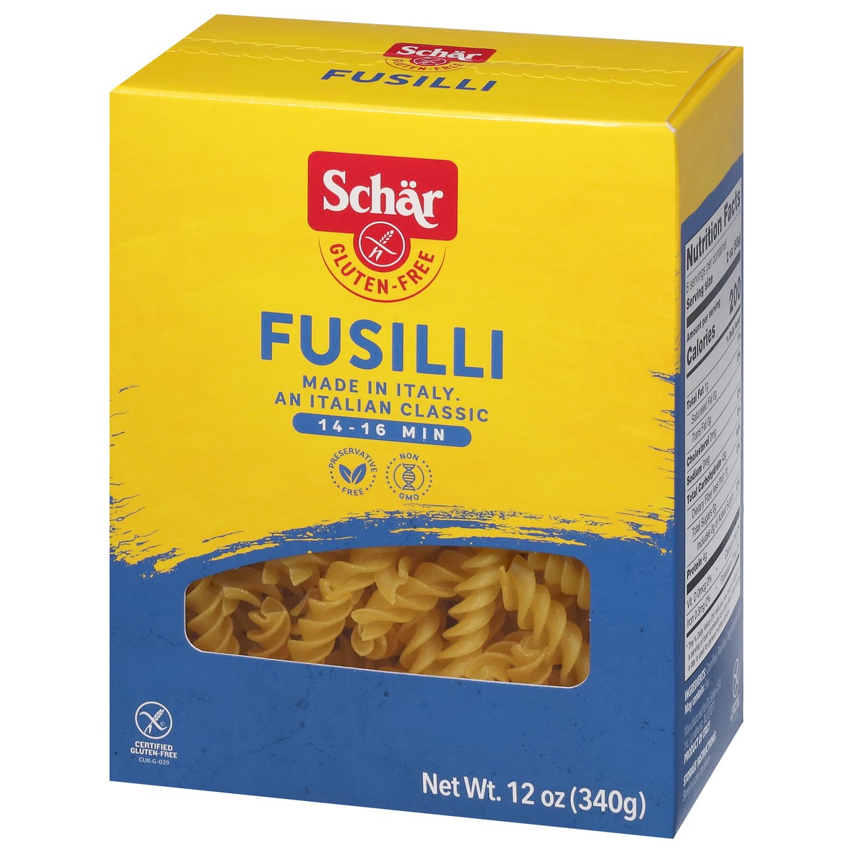 slide 5 of 13, Schär Gluten-Free Fusilli 12 oz, 12 oz