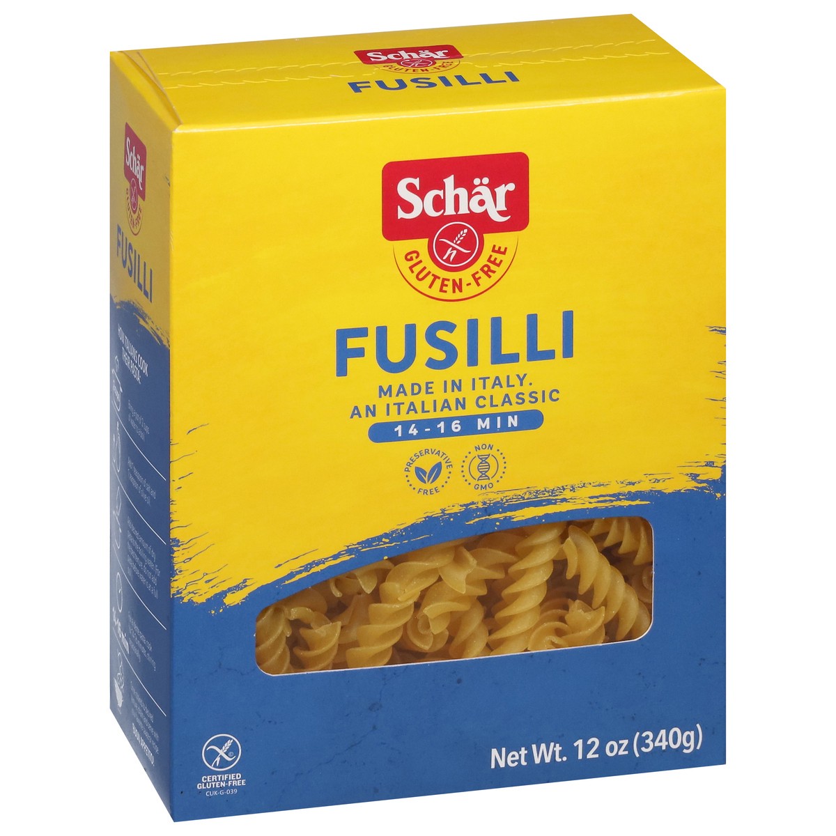 slide 11 of 13, Schär Gluten-Free Fusilli 12 oz, 12 oz