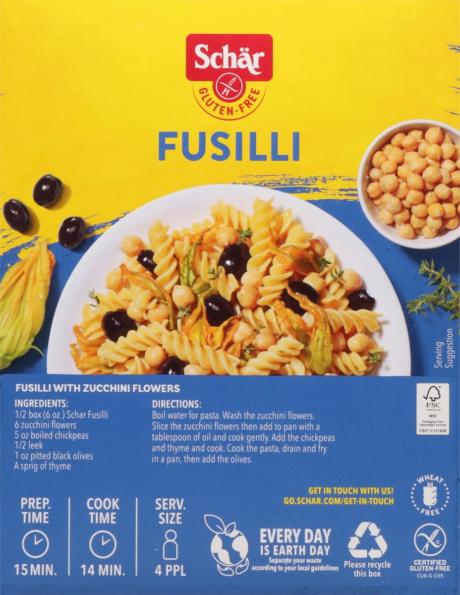 slide 6 of 13, Schär Gluten-Free Fusilli 12 oz, 12 oz