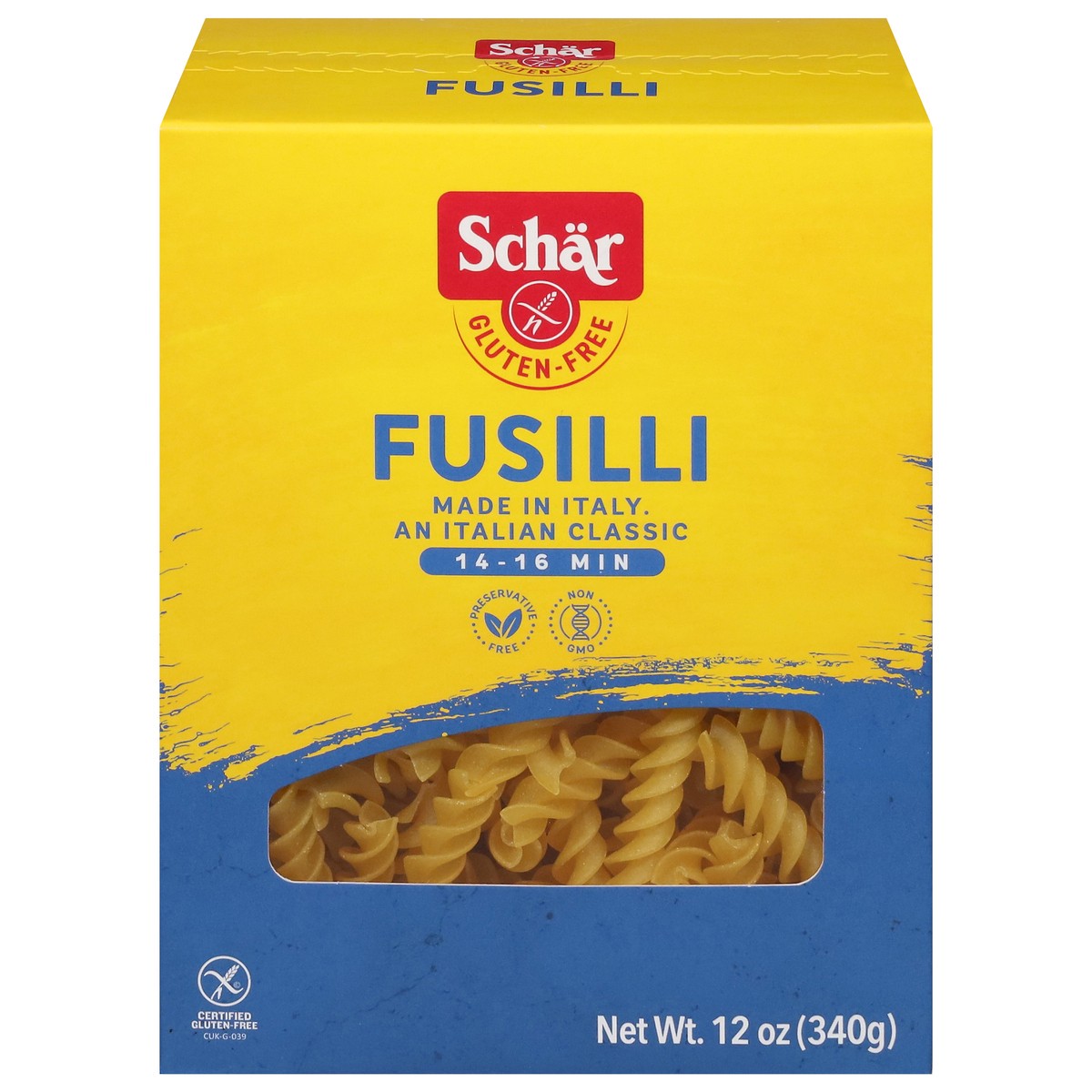 slide 8 of 13, Schär Gluten-Free Fusilli 12 oz, 12 oz