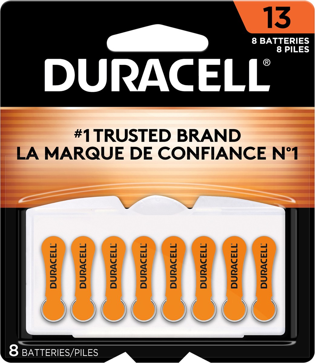 slide 2 of 4, Duracell Hearing Aid Batteries Size 13, 8 ct