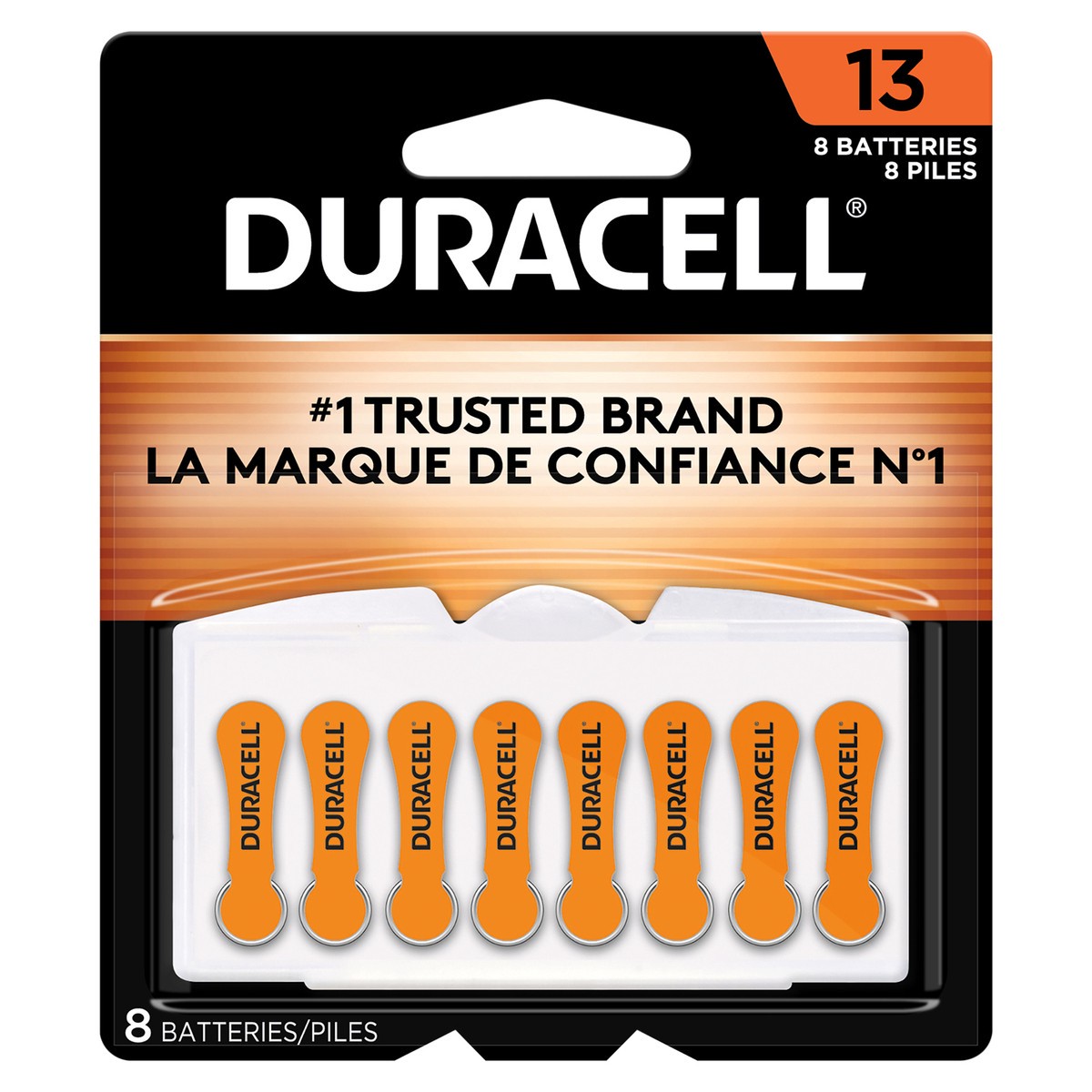 slide 1 of 4, Duracell Hearing Aid Batteries Size 13, 8 ct