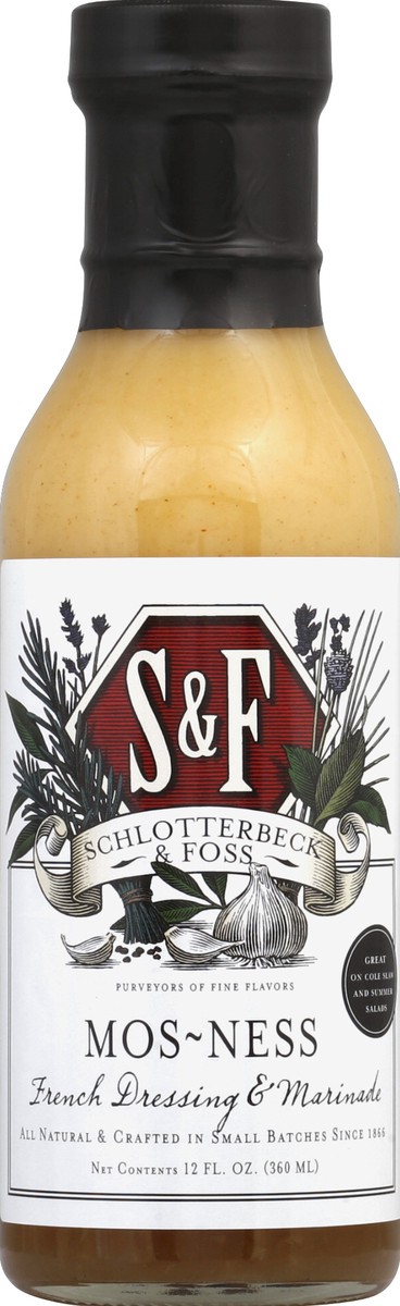 slide 2 of 2, Schlotterbeck & Foss French Dressing & Marinade 12 oz, 12 oz