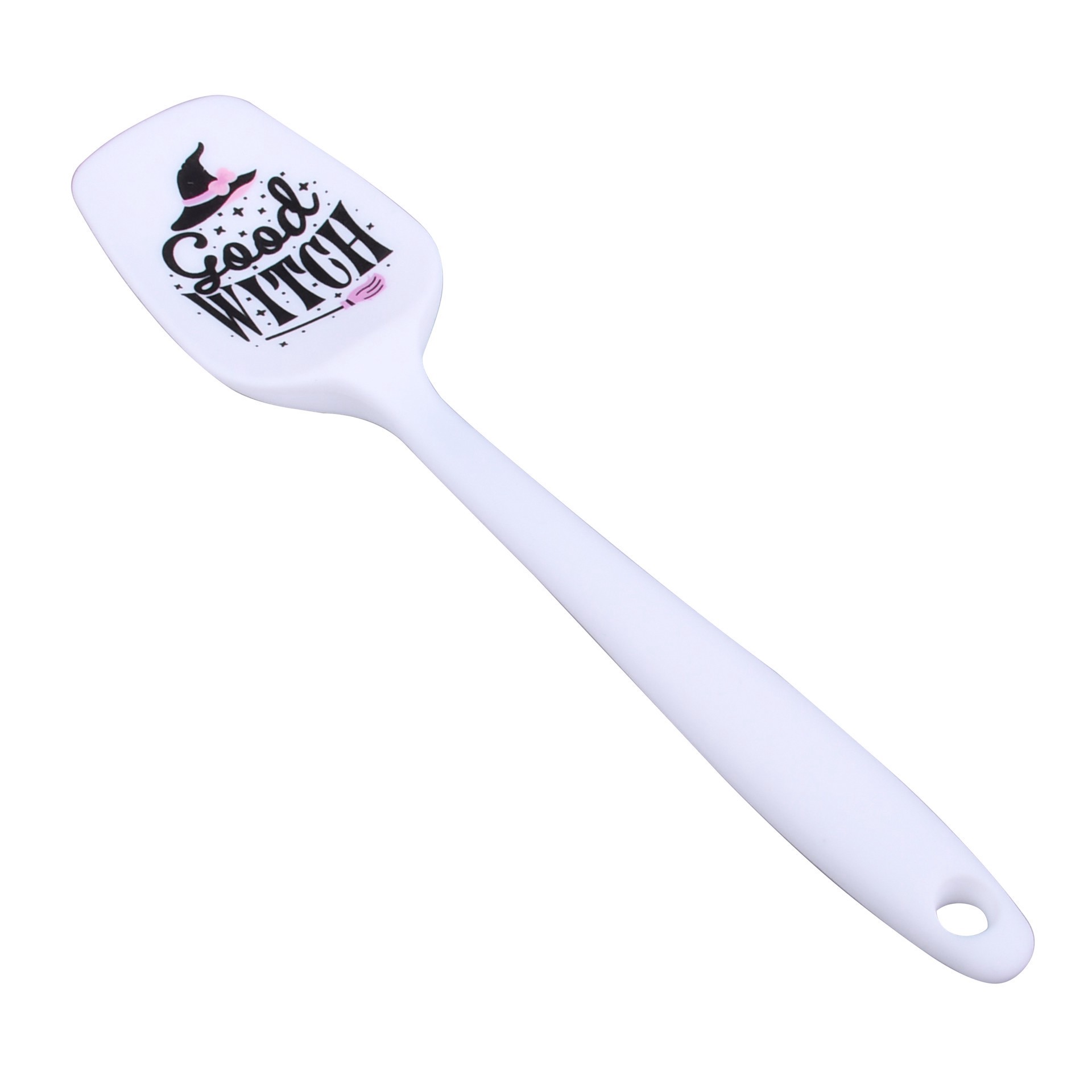 slide 4 of 4, Mini Good Witch Silicone Spatula By Makery, 8 in