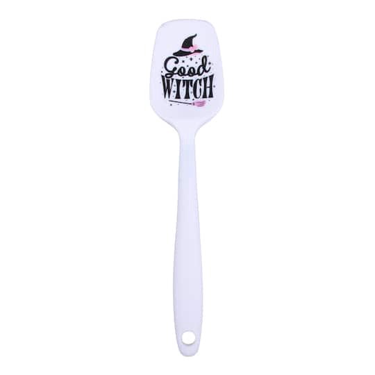 slide 1 of 4, Mini Good Witch Silicone Spatula By Makery, 8 in