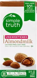 Simple Truth Unsweetened Almond Milk - 32 fl oz