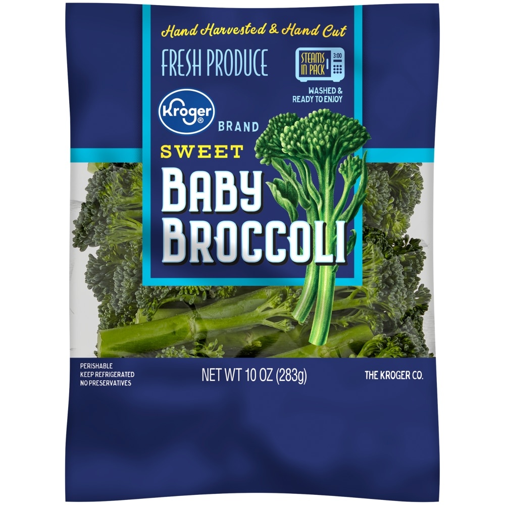 slide 1 of 1, Kroger Sweet Baby Broccoli, 10 oz