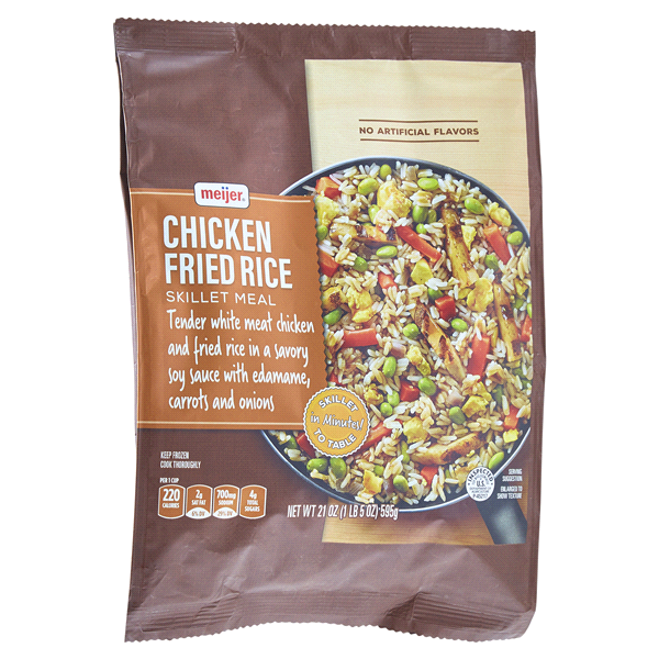 slide 5 of 25, Meijer Chicken Fried Rice Skillet Meal, 21 oz