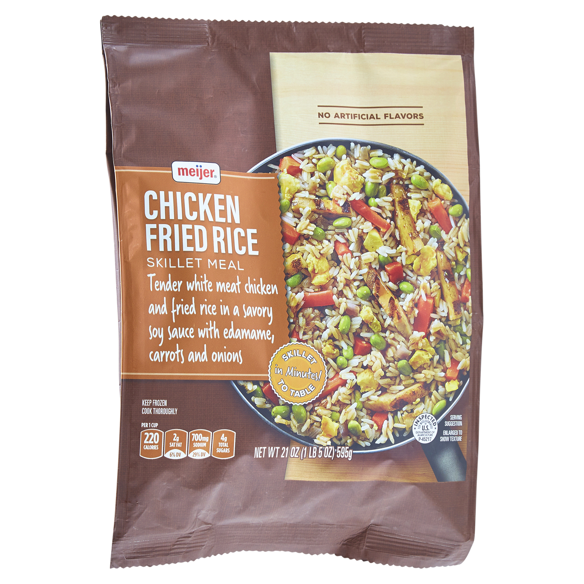 slide 18 of 25, Meijer Chicken Fried Rice Skillet Meal, 21 oz