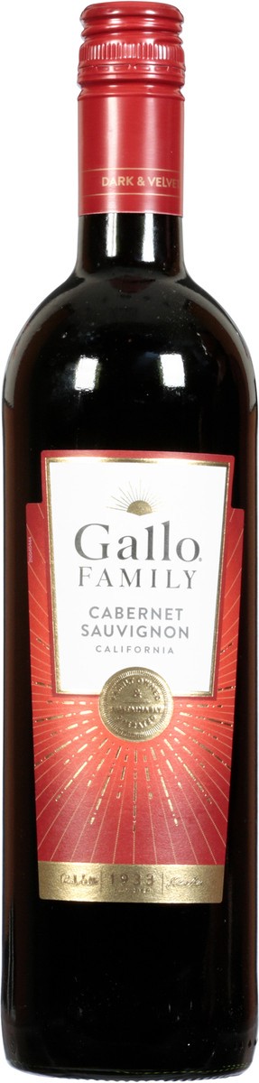 slide 12 of 12, Gallo Family Vineyards Red Wine, 750 ml