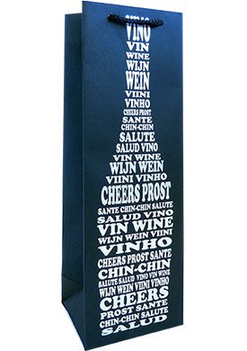 slide 1 of 1, Bella Vita Single Bottle 1 Btl Bag - Cheers, 1 btl