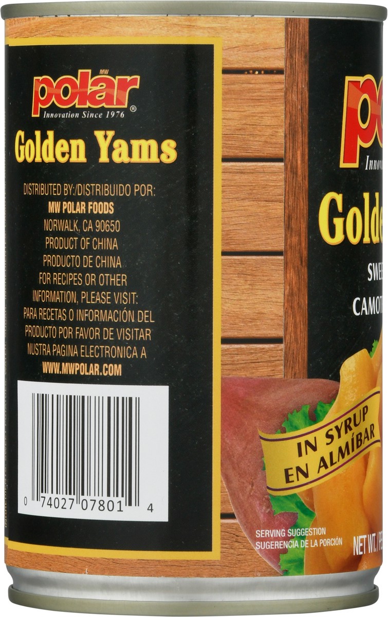 slide 7 of 11, Polar Yams Sweet In Light Sauce, 15 oz