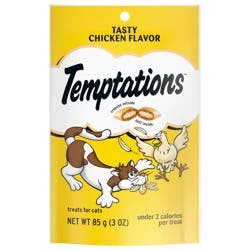 Temptations Whiskas Classic Crunchy And Soft Cat Treats Tasty Chicken Flavor