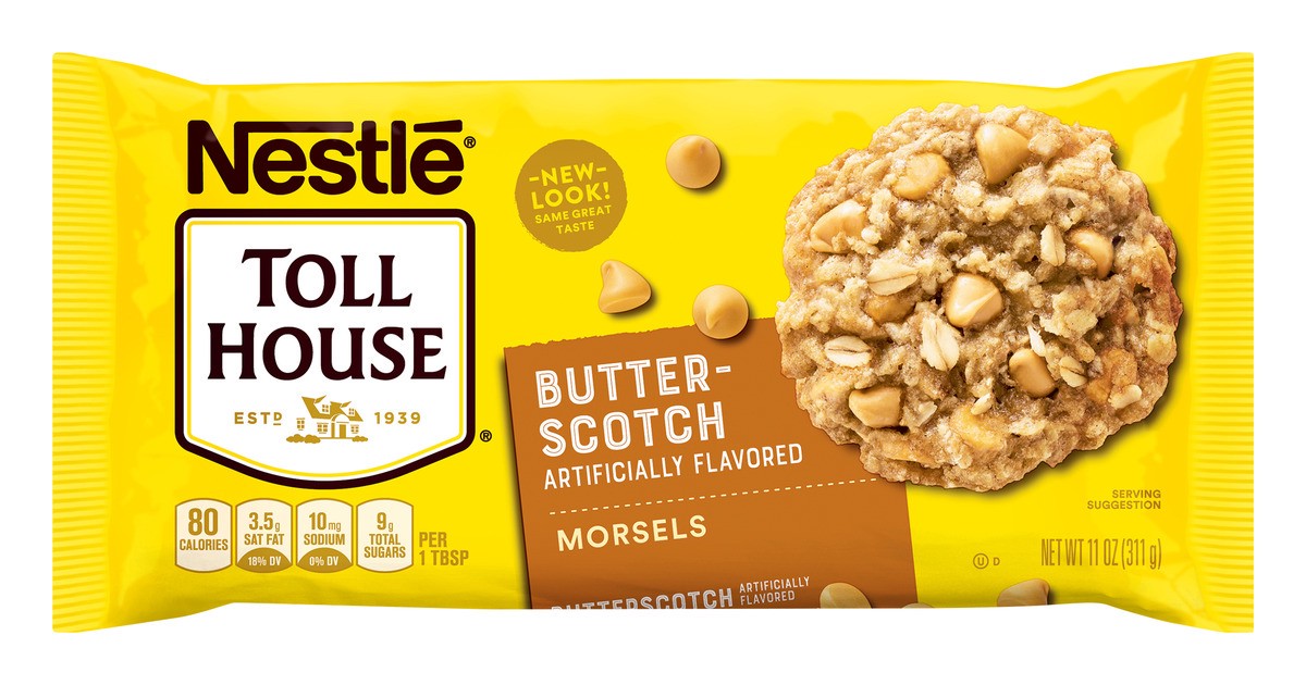 slide 1 of 7, Toll House Butterscotch Artificially Flavored Morsels, 11 oz