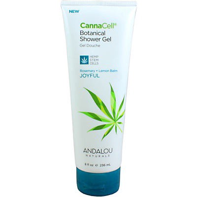 slide 1 of 10, Andalou Naturals Joyful CannaCell Shower Gel , 8 oz