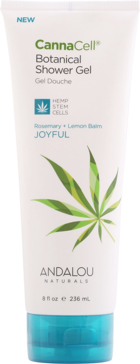 slide 8 of 10, Andalou Naturals Joyful CannaCell Shower Gel , 8 oz