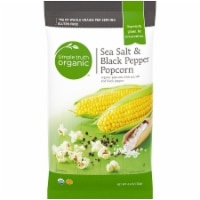 slide 1 of 1, Simple Truth Organic Sea Salt & Black Pepper Popcorn, 4.4 oz