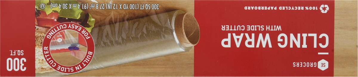 slide 11 of 12, Se Grocers Plstc Wrap W/Cutter, 300 sq ft